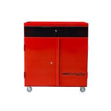 Mesa rodante con cajón 3 estantes y puertas