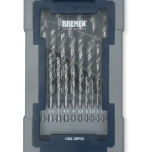 Mecha BREMEN® de Acero Rápido [Juego x 25Pzs](1-13mm) Plus