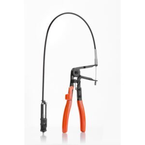 PINZA PARA ABRAZADERAS ELASTICAS CON CABLE EXTENCIBLE