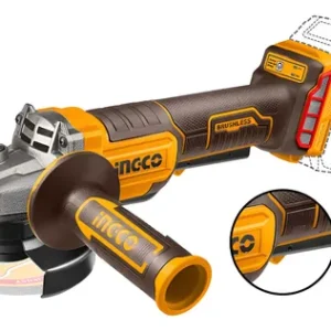 AMOLADORA 20V 4 1/2" BRUSHLESS - GATILLO PALETA - SIN BAT. NI CARGADOR