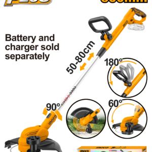 BORDEADORA CABEZAL GIRATORIO 300MM 20V - SIN BAT. NI CARGADOR