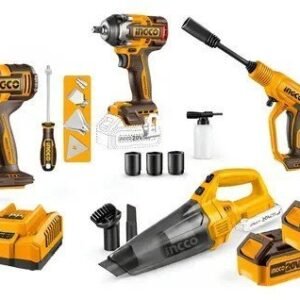 LLAVE DE IMPACTO 500NM + PISTOLA DE CALOR + HIDROLAVADORA+ ASPIRADORA