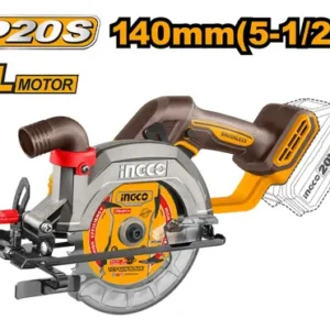 SIERRA CIRCULAR 20V 5 1/2" SIN CARBONES -SIN BAT. NI CARGADOR