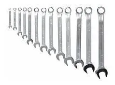 JUEGO LLAVES COMBINADAS 1/4 A 1"