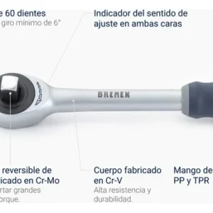 LLAVE CRIQUE MANGO ROTATIVO BIDIRECCIONAL