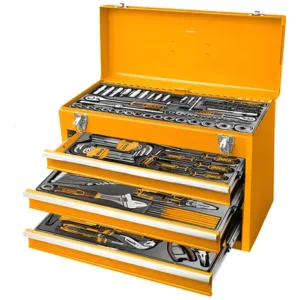 CAJA METALICA INDUSTRIAL 132 HERRAMIENTAS MANUALES