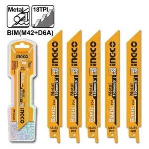 JUEGO 5 PIEZAS HOJAS PARA SIERRA SABLE METAL