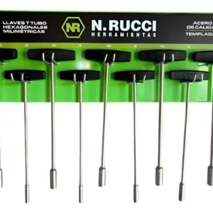 Exhibidor Llave T tubo hexagonal 300 - mm (9 Pz)