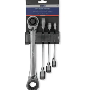 JUEGO DE LLAVES CON CRIQUE (4 PZS) BREMEN®