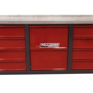 Banco de trabajo (2,00 x 0,70 x 0,90) con 10 cajones