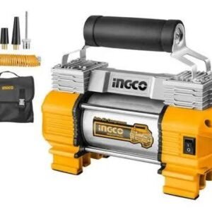 Compresor de Aire para Auto 12V Doble Cilindro INGCO 