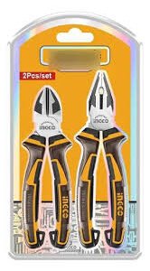 Juego de Pinza Universal y Alicate de Corte 2 Piezas INGCO